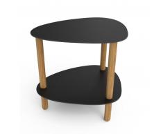 Lind DNA Curve Lounge Bull Tisch - schwarz - 40x37x44 cm