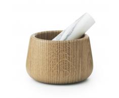 Normann Copenhagen Craft Mörser mit Schale - white - Stößel 12,5 x 4 cm / Schale Ø 13 cm