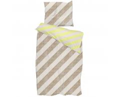 SNURK Rotan Stripes Bettwäsche-Set aus Bio-Baumwolle - bunt - 135x200 / 80x80 cm