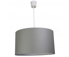 Waldi-Leuchten Stockholm Pendelleuchte 1-flammig - EEK: A++ - grau-weiß - Ø 44 cm, H 25 cm