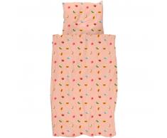 SNURK Macarons Bettwäsche-Set - pink - 135x200 / 80x80 cm