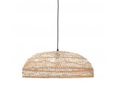 HK living Wicker Hängelampe flach