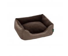 HUNTER Boston Cozy Hundesofa - braun - Außen: 60x50 cm, Innen: 55x45 cm