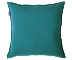 farbenfreunde Vi Cotton Kissenhülle - emerald leaf - 40x40 cm