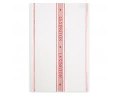 LEXINGTON Icons Cotton Jacquard Star Geschirrtuch - white-red - 50x70 cm