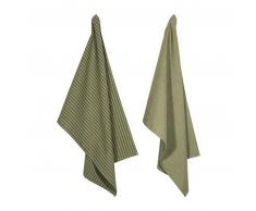 pad FIORA vs LEDA Geschirrtuch 2er-Set - green - 50x70 cm