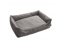 HUNTER Eiby Hundesofa - grau - Außen: 80x60 cm, Innen: 70x50 cm
