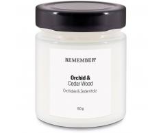 Remember Orchidee & Zedernholz Duftkerze - 150 g
