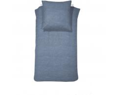 Cinderella Lyn Bettwäsche-Set aus Renforcé-Baumwolle - grissaille blue - 155x220 / 80x80 cm