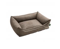 HUNTER Bologna Hundesofa - stein - Außen: 50x35 cm, Innen 40x30 cm