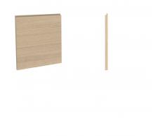 Gejst Sceene Bücherregal Seitenwand offen - light oak - 37x33x1,6 cm
