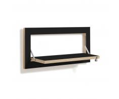 AMBIVALENZ Fläpps Regal - Schwarz - H/B/T 27x60x18 cm