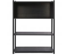 Gejst Sceene Bücherregal B - black oak - 93x39x122 cm