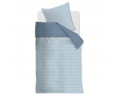 Rivièra Maison Pleaty Bettwäsche-Set - blau - 155x220 / 80x80 cm