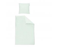 Irisette TWIST SATIN Bettwäsche-Set - mint - 155x220 / 80x80 cm