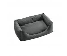 HUNTER Ravina Hundesofa - grau - Außen: 80x60 cm, Innen: 70x50 cm