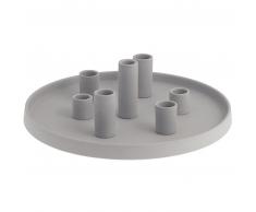 Storefactory LINGSBERG Kerzenteller - light grey - Ø 29 cm - Höhe 9 cm