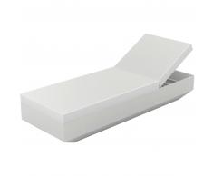 Vondom VELA SUN CHAISELONGUE Sonnenliege - eis - mit RGB LED + Akku - 210x75x40 cm
