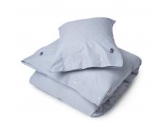 LEXINGTON Authentic Pin Point Oxford Bettwäsche-Bezug Streifen - navy/white - 135x200 cm