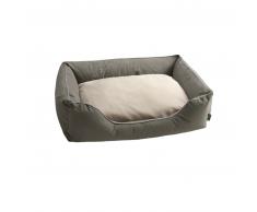 HUNTER Vancouver Hundesofa - grau-beige - Außen: 80x60 cm, Innen: 75x55 cm