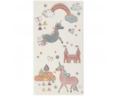 Esprit Sunny Unicorn Kinderteppich - weiß - 133x200 cm