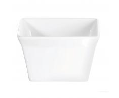 ASA 250°C Soufflé Form quadratisch - weiß - 10x10 cm - Höhe 6 cm