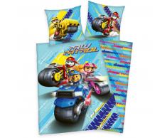 Paw Patrol Bettwäsche-Set - blau - 135x200 / 80x80 cm