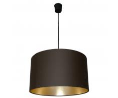 Waldi-Leuchten Stockholm Pendelleuchte 3-flammig - EEK: A++ - schwarz-gold - Ø 44 cm, H 25 cm