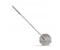 Gingko Octagon One Schreibtischlampe - Ash - Länge 38 cm - Korpus: 8,5 x 8,5 cm