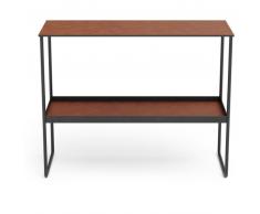 Lind DNA Bull Konsolentisch - cognac/black - 29x78x60 cm
