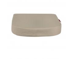 Outbag Moon Gartensessel-Auflage halbrund Plus - mud - 45x45 cm - Höhe 8 cm