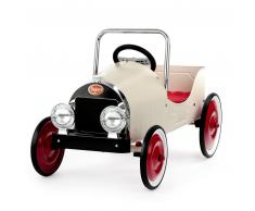 Baghera Pedal Car Tretauto - classic white - 80x40x50 cm