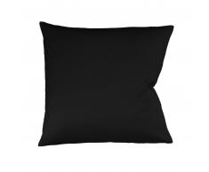 fleuresse Colours Bettwäsche aus Mako-Satin - schwarz - 80x80 cm