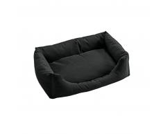 HUNTER Ravina Hundesofa - schwarz - Außen: 80x60 cm, Innen: 70x50 cm