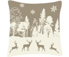 pad WONDERLAND Kissenhülle - taupe - 50x50 cm