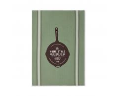 Lexington Home Style Printed Organic Cotton Geschirrtuch - green - 50x70 cm
