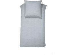 Cinderella Lyn Bettwäsche-Set aus Renforcé-Baumwolle - light grey - 155x220 / 80x80 cm