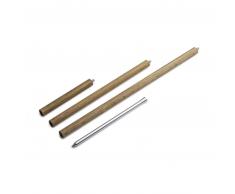höfats SPIN Erdspieß 3-teilig - Eiche - 17 cm - 34 cm - 48 cm