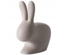 qeeboo Rabbit Chair Baby Stuhl - dove grey - 45,3 x 26,2 x 52,7 cm