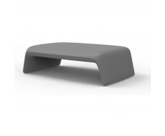 Vondom BLOW Lounge Tisch - stahlgrau - 120x79x35 cm