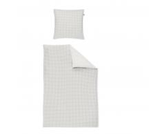 Irisette TWIST SATIN Bettwäsche-Set - silber - 140x200 / 70x90 cm (AT)