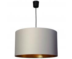 Waldi-Leuchten Stockholm Pendelleuchte 3-flammig - taupe-gold - Ø 44 cm, H 25 cm