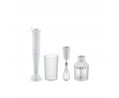 Alessi PLISSÉ Stabmixer-Set - white - Ø 7 cm - Höhe 34 cm