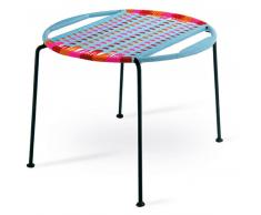Remember TOGO Lounge-Tisch/Ottoman - blue - Ø 43 cm - Höhe 35 cm