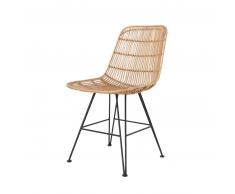 HK living rattan Korbstuhl