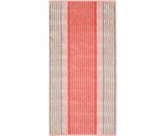 Cawö Noblesse Harmony Streifen Duschtuch - koralle - 80x150 cm