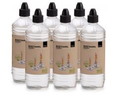 höfats Bioethanol Brenngel für Spin 90 und 120 - 6er-Set - klares Gel - 6er-Set: 1 Liter