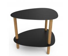 Lind DNA Curve Lounge Bull Tisch - schwarz - 45x44x50 cm