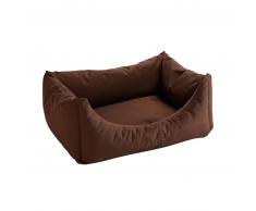 HUNTER Gent Antibakteriell Hundesofa - braun - Außen: 80x60 cm, Innen: 70x50 cm
