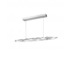 Sompex Dream LED Pendelleuchte - aluminium - 150x98 x28 cm